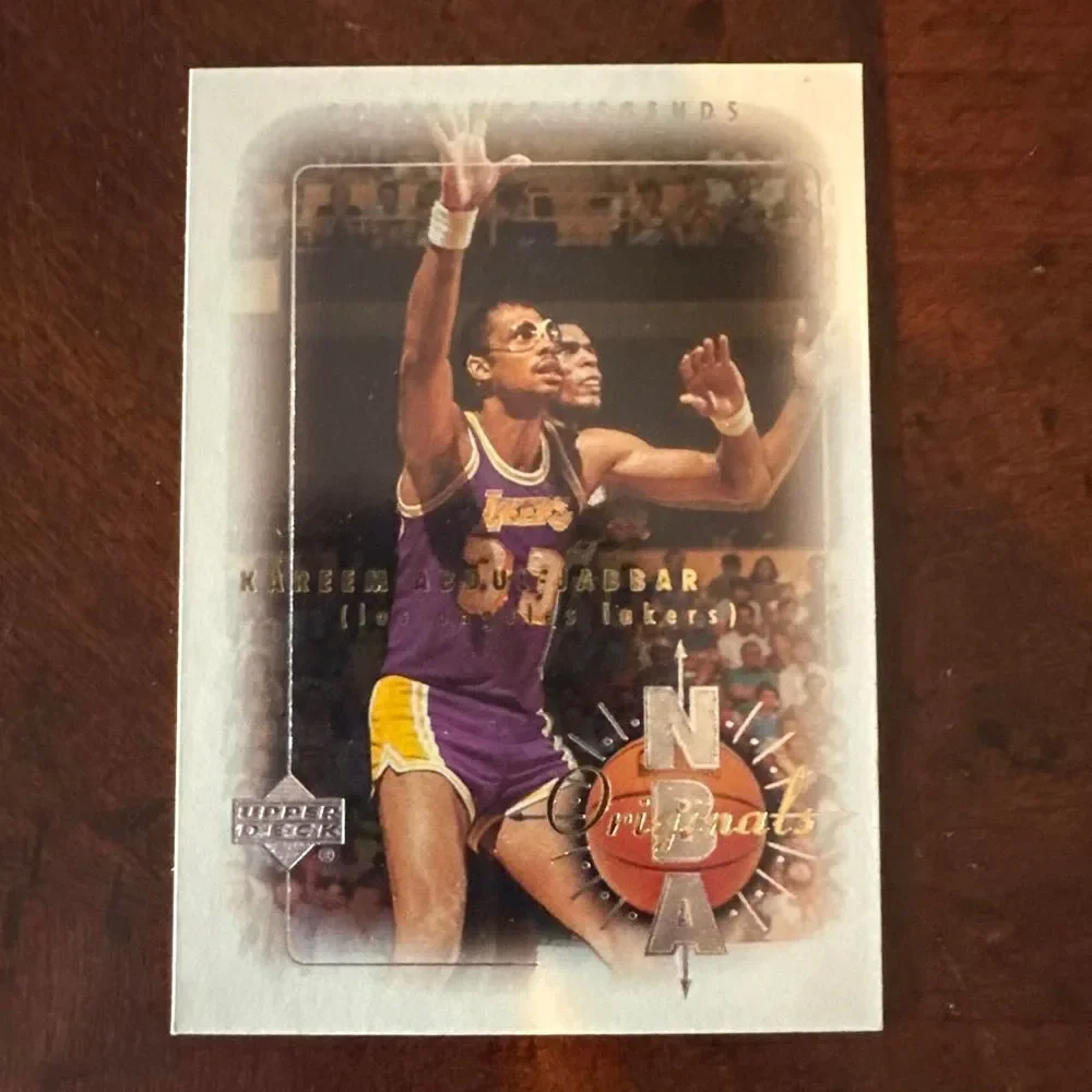 Kareem Abdul-Jabbar NBA Originals card 2000 Upper Deck Insert Originals O5